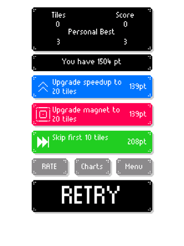 Pixel Tiles play free old school video game online iPad screenshot
