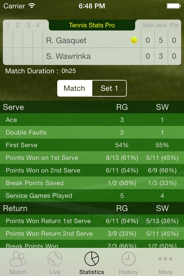 Tennis Stats Pro screenshot 3