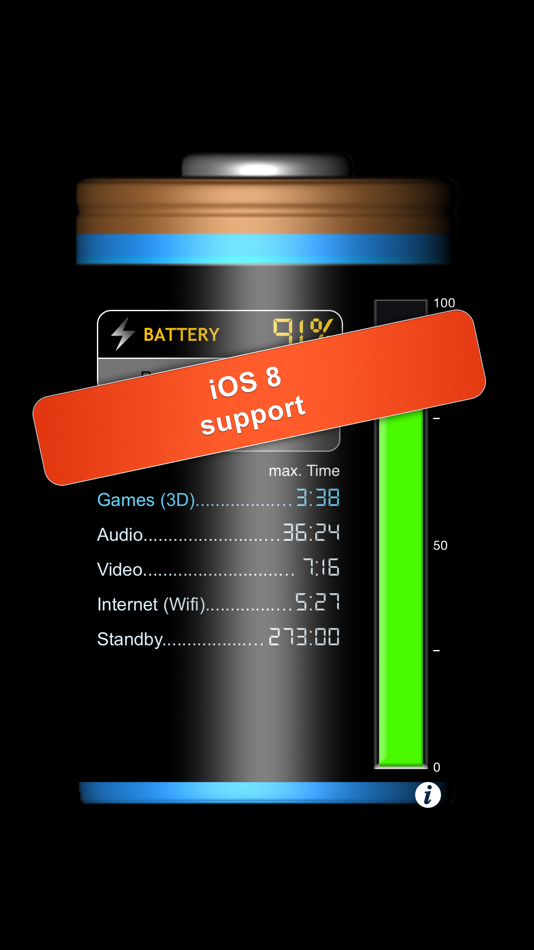 #1. iBattery Pro - Battery status and maintenance (iOS) 由: Nasbrill Soft