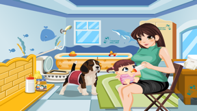 Baby in the house – baby home decoration game for little girls and boys to celebrate new born baby screenshot