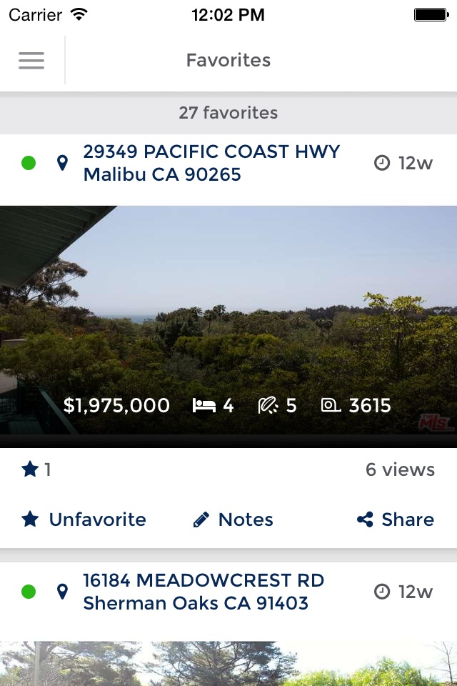 My LA Real Estate App screenshot 2