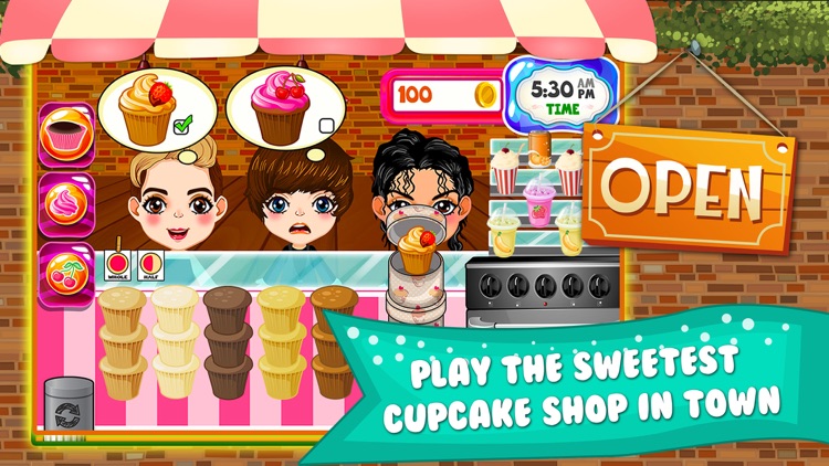 Cupcake Dessert Pastry Bakery Maker Dash - candy food cooking game!