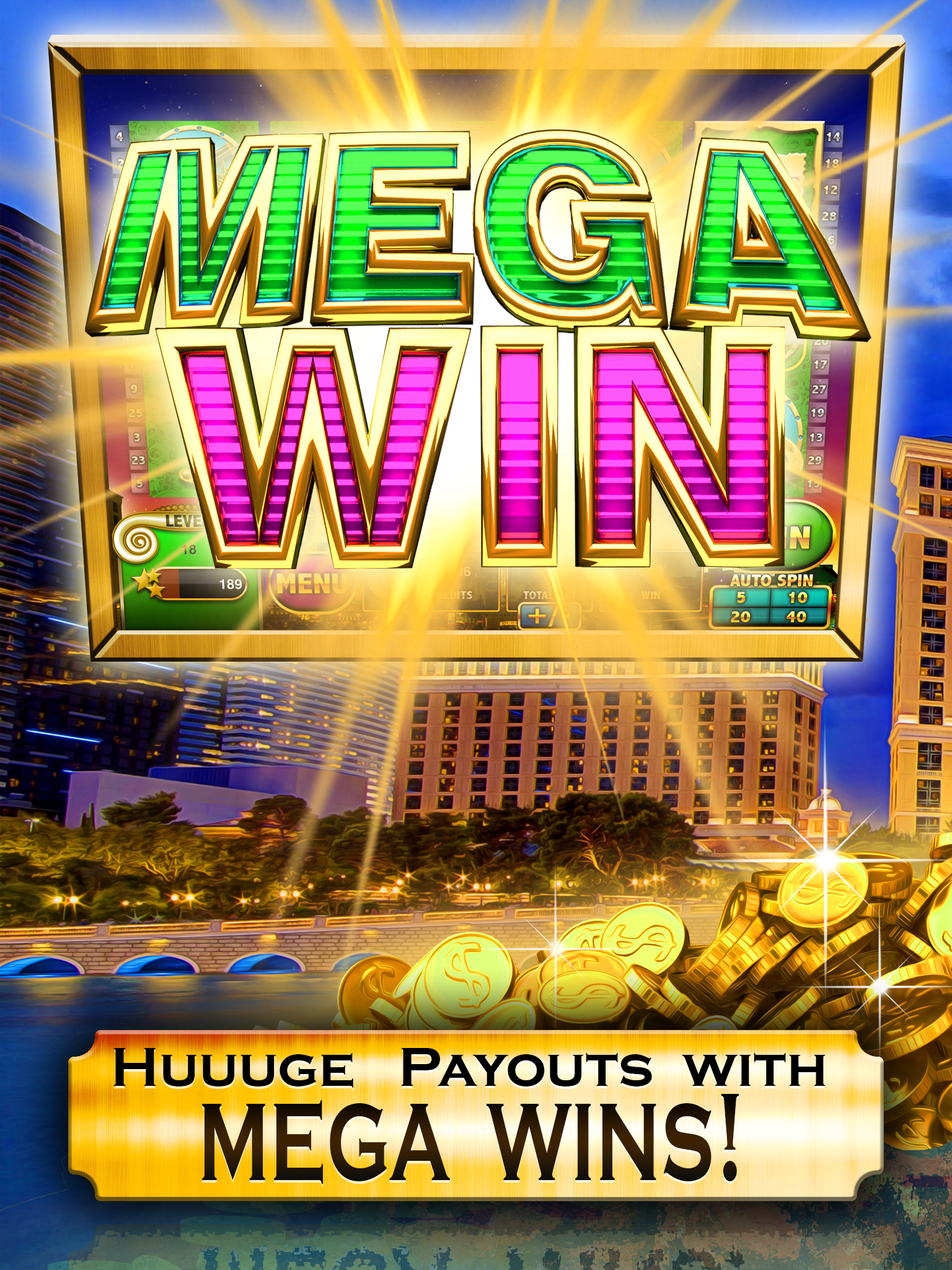 Hit it Huge! FREE Lady Luck Casino Slots of the Rich Grand Vegas Palace!
