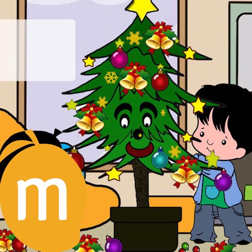 The Little Christmas Tree - Interactive eBook in English for children with puzzles and learning games icon