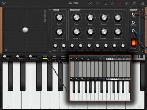 Screenshot #2 for Midi Studio