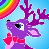 Colorful math Free «クリスマスと新年» - トレーニング乗算表、精神的な加算、減算、除算のスキルへの子供のための楽しいぬりえ数学のゲーム！ - iPadアプリ