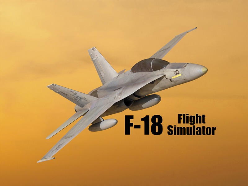 F18 Flight Simulator official gameplay screenshot 1