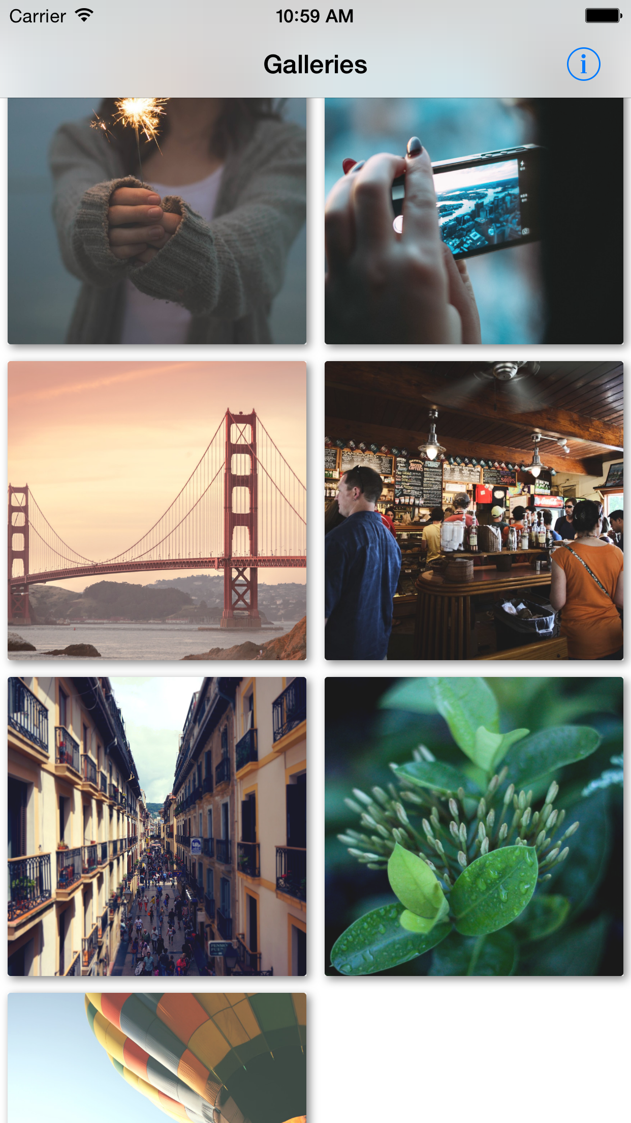 Contentful Gallery Showcase