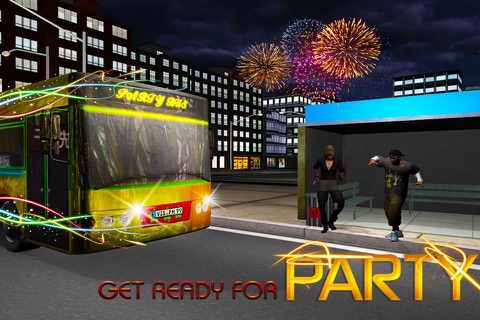 Party Bus Simulator 3D 2015 - Real bus parking and traffic city simulation game screenshot 2
