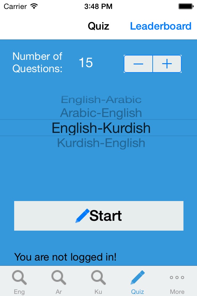 English-Arabic-Kurdish Dictionary screenshot 4