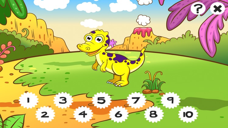 A Dinosaurs Game for Children: Learn about dinos for kindergarten and pre-school