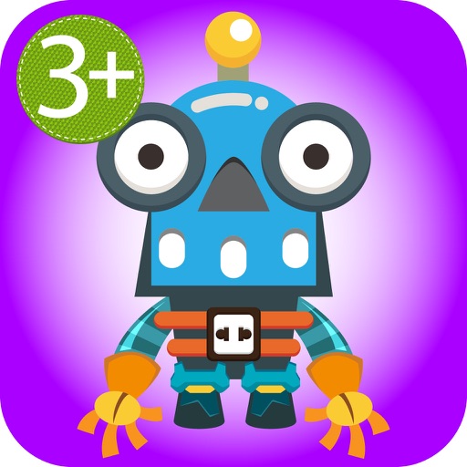 HugDug Robots - Little kids and toddlers build amazing robots and crazy machines icon