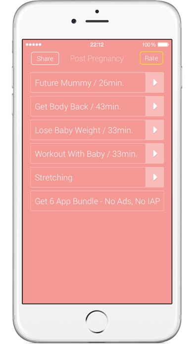 How to cancel & delete Post Pregnancy Workouts Lite – Lose Belly Fat with Body Weight Exercises from iphone & ipad 1