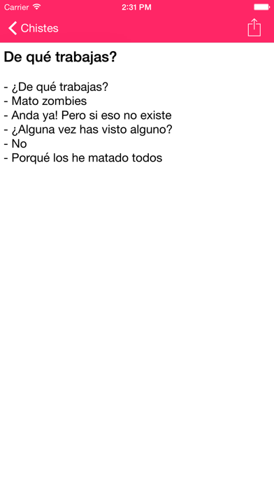 Screenshot #2 pour Chistes Gratis