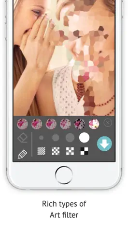 Game screenshot Mosaic & Blur photo editor apk