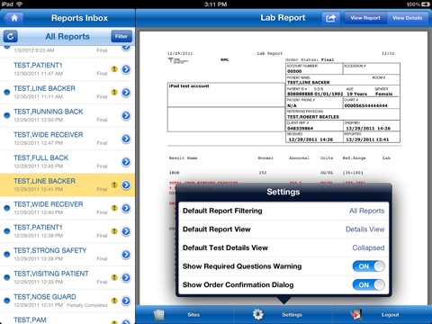 RML Mobile for iPad screenshot 2