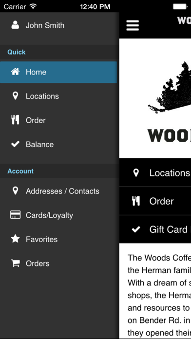 Screenshot #2 pour The Woods Coffee
