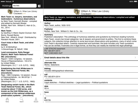 Screenshot #6 pour CU Boulder Wise Law Library