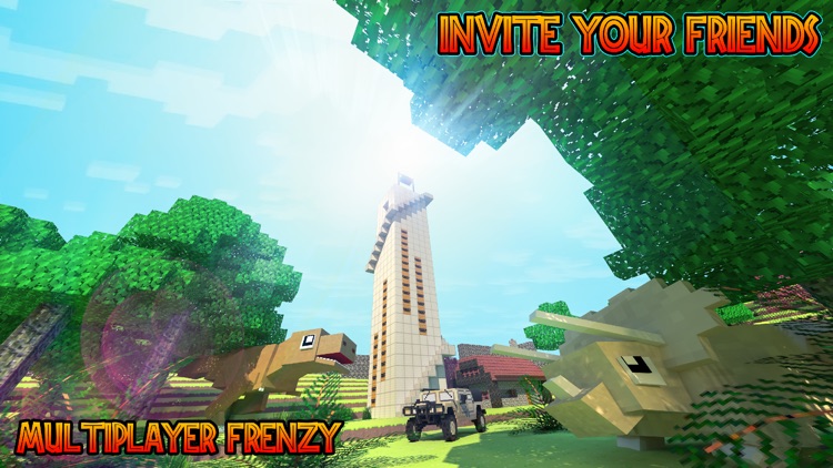 Jurassic Craft Dino Hunter - Tuvok Multiplayer With Mine Mini Skins for MC Pocket Remastered Edition