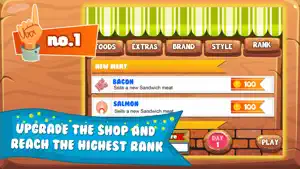 Sandwich Lunch Food Maker Mania - sim mama story & make cooking dash games for kids screenshot #4 for iPhone