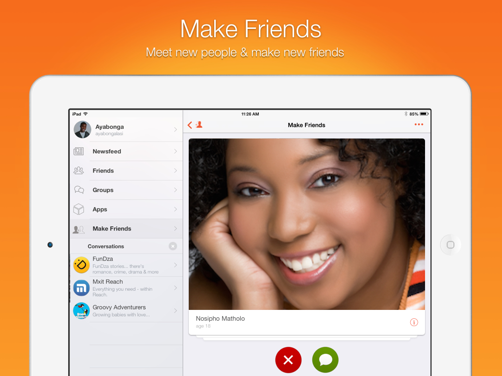Mxit screenshot 8