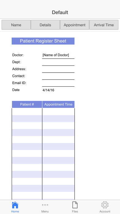 Screenshot #2 pour Patients List