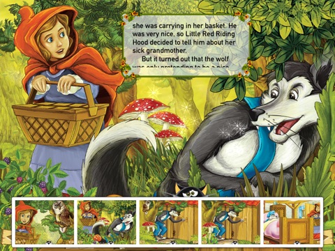 Red Little Riding Hood Interactive Fairy Tale screenshot 3