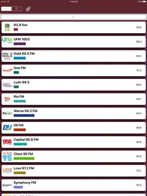 Screenshot #6 pour Singapore Radio - Tune in to Singapore