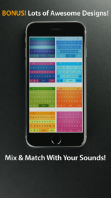 Keezi Keyboards Free - Your Funny Sound Bite.s Keyboard screenshot