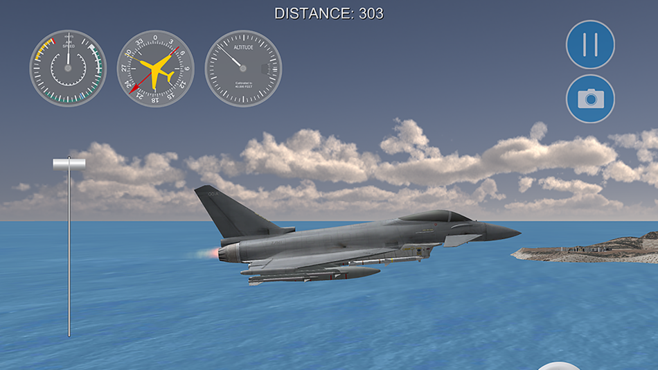 #4. F18 Flight Simulator (iOS) 由: Tri One Games