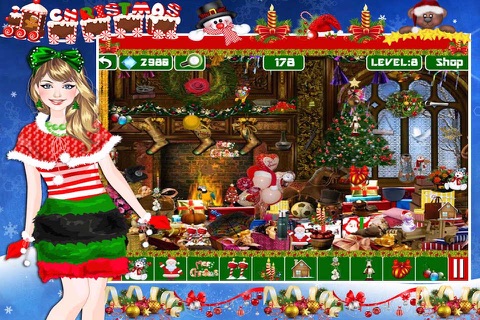 Christmas Hidden Objects:New Year Special screenshot 3