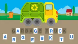 Game screenshot First Words Trucks and Things That Go - Educational Alphabet Shape Puzzle for Toddlers and Preschool Kids Learning ABCs mod apk