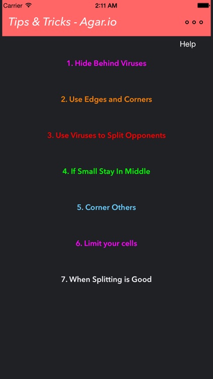 Tips & Tricks for Agar.io