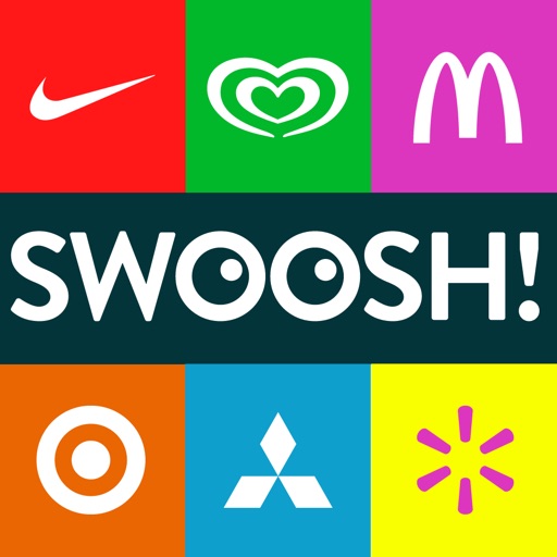 Swoosh! Guess The Logo Quiz Game With a Twist - New Free Logo and Brand Name Word Game by Wubu iOS App