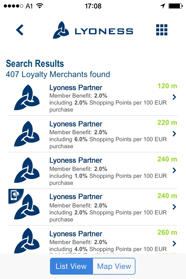 Lyoness Mobile screenshot 2