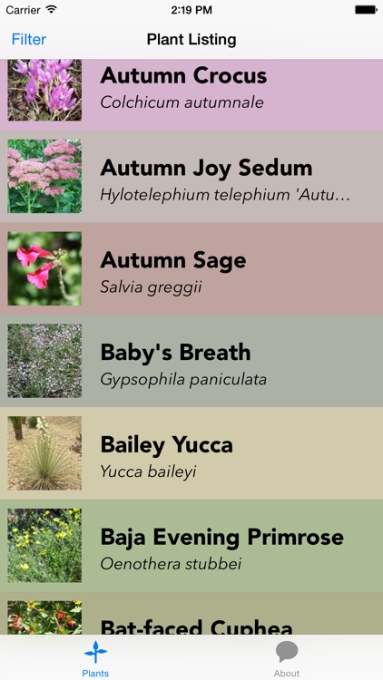 Southwest Plant Selector