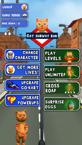 Game screenshot Cat Subway Run: Leo Cat vs Dog mod apk