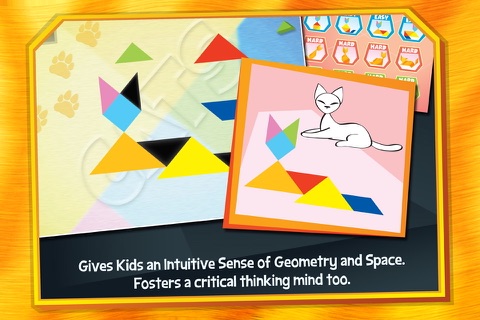Kids Learning Puzzles: Cats, Fun and Cartoon Tiles screenshot 2