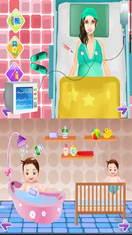 Game screenshot Newborn Twins Baby & Mommy Care - Play free kids game apk