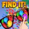 Find it! : Let's Spot the picture & Mark secret differences on hidden objects at this beautyful free photos puzzle