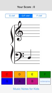 Music Notes for Kids - AD Free screenshot #1 for iPhone