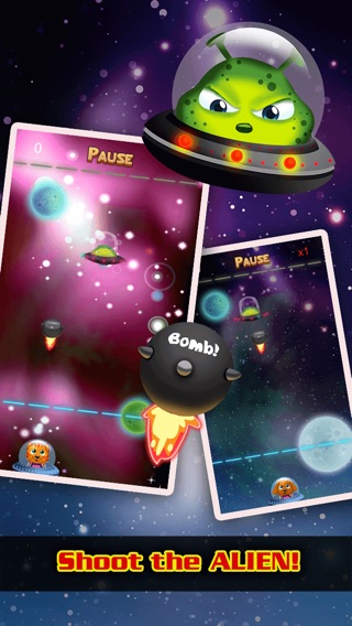 Animal Galaxy Escape Aliens Space Invaders Bubble Shooter Gameのおすすめ画像2