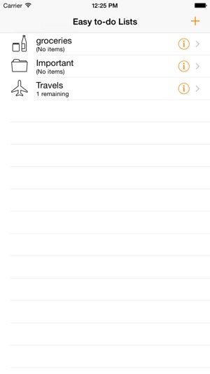 EasyList Items