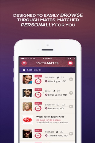 SwollMates: Match. Meet. Get Fit. screenshot 4