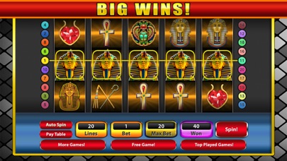 Screenshot #2 pour Pharaons Slots Temple - gratuit Ancient Casino Slot Machine