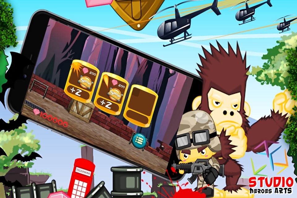 Gorilla And Banana Monkey Game 2016 screenshot 3