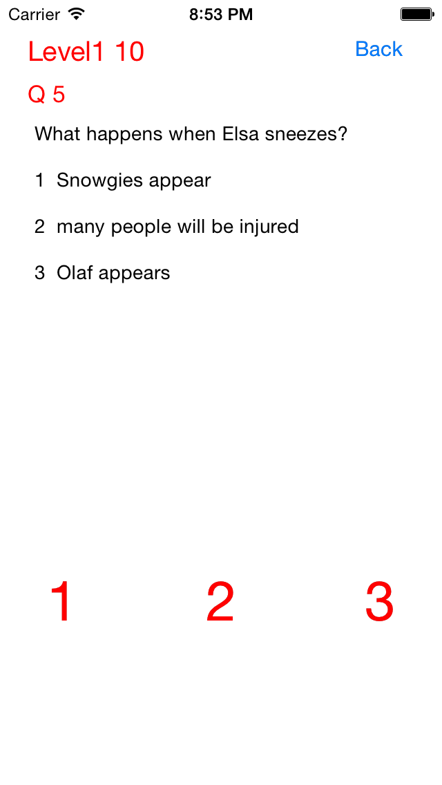 Screenshot #2 pour Quiz for Frozen Fever & Frozen