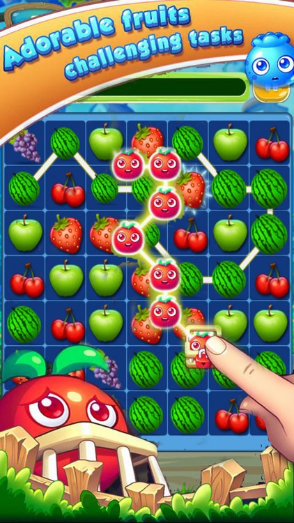Happy Fruit Splash - Garden Match-3