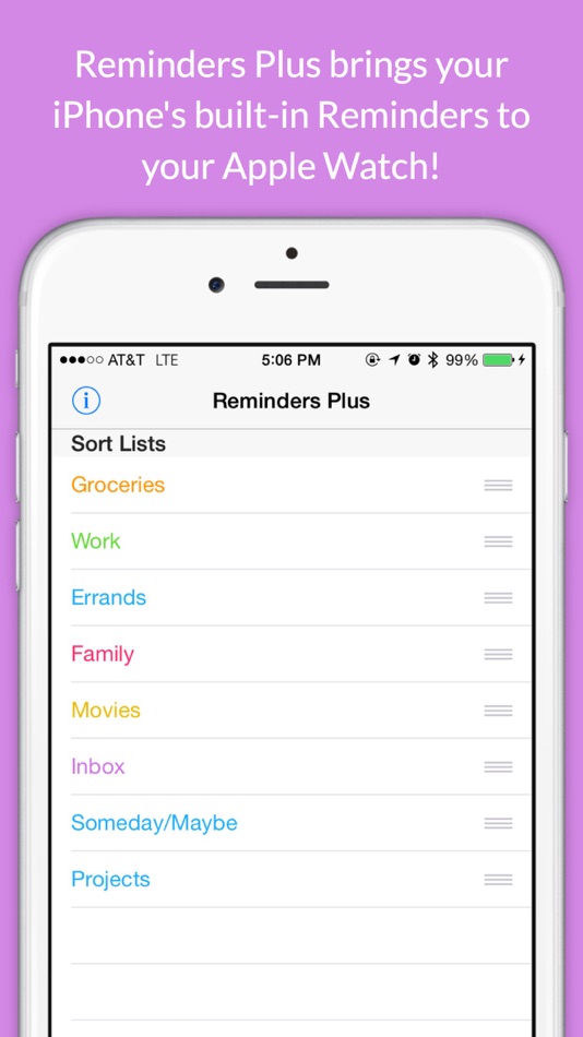 Reminders Plus for Apple Watch - 1.0 - (iOS)