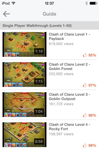 Free Guide for Clash of Clans - Gems Guide, Tactics, Strategy Videos for CoC screenshot 3